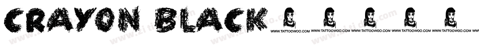 Crayon Black字体转换
